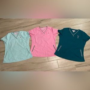 Koi scrub top bundle